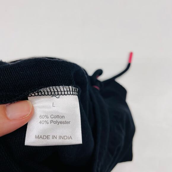 NWT Paperflower Size L (12/14) Black Happy Face Shorts - Picture 4 of 4